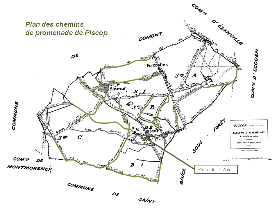 plan promenade piscop