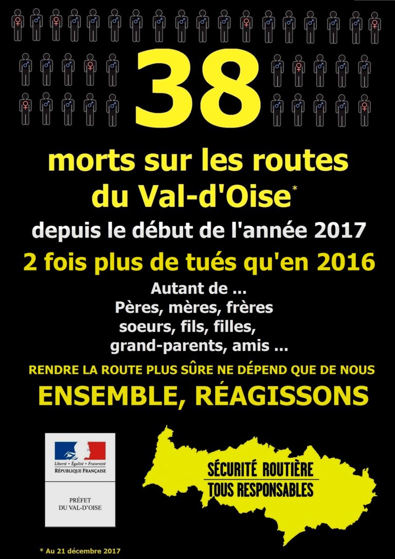 Affiche securité routière