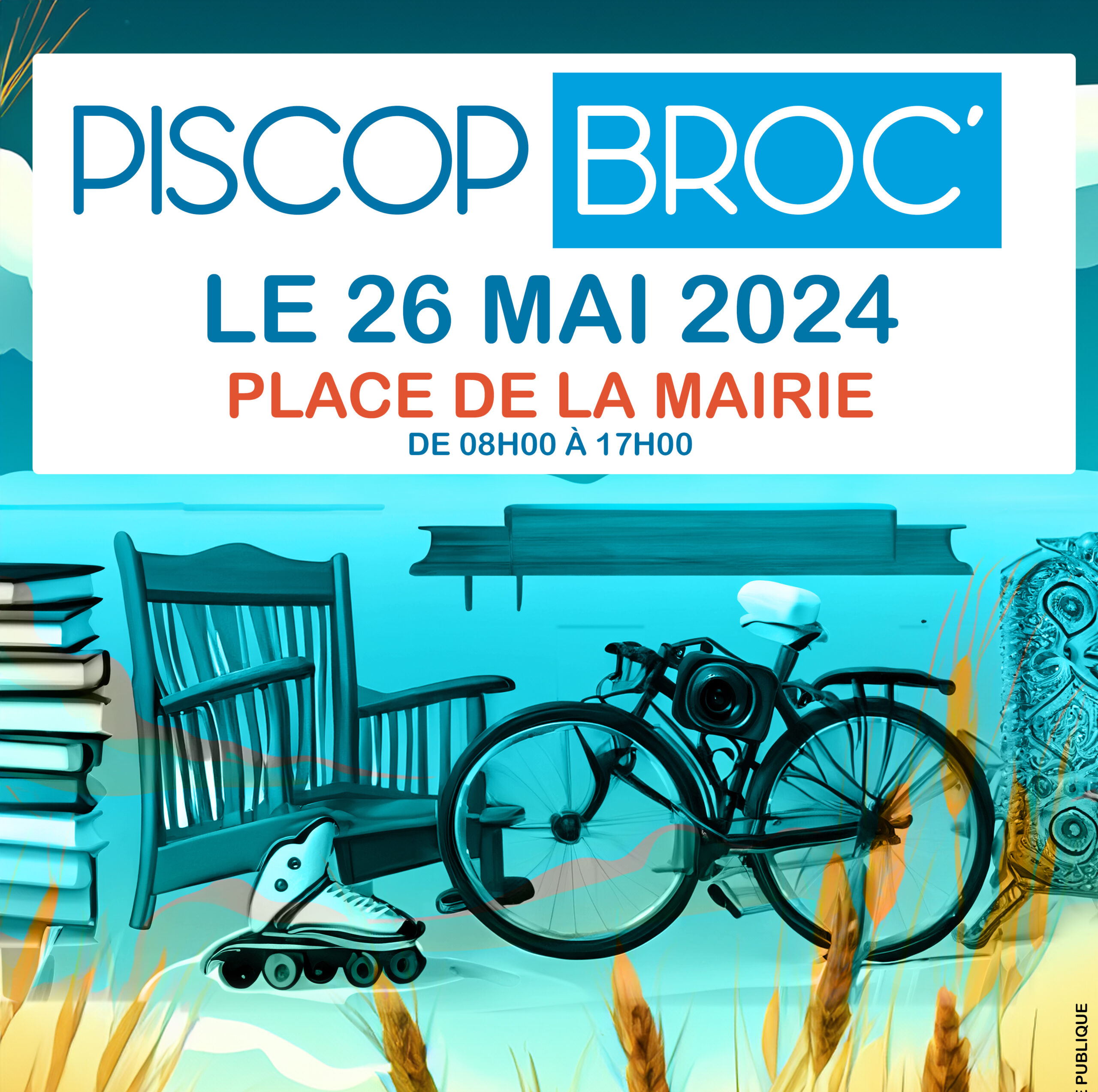 Piscop organise sa brocante le 26 mai 2024