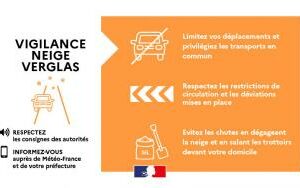 Attention aux chutes de neige et verglas